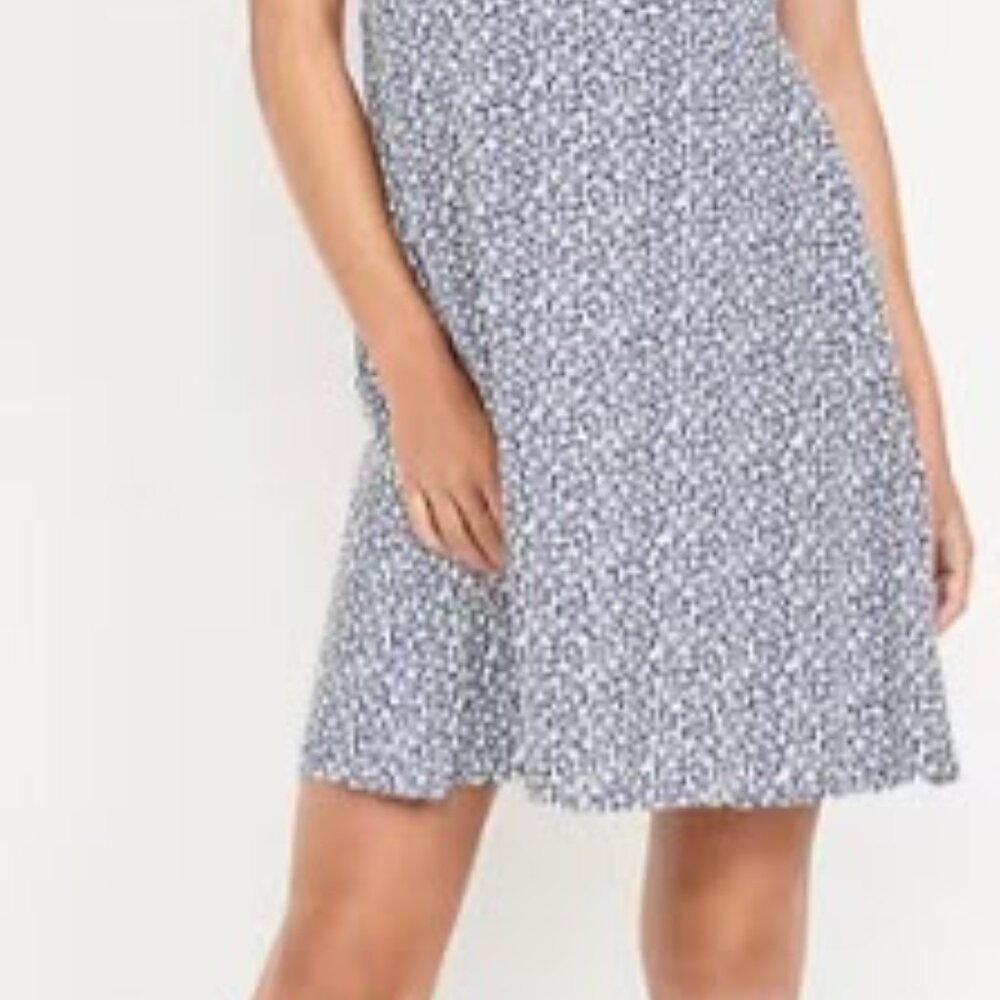 Old Navy Fit & Flare Crepe Mini Dress — Size XL, New With Tags - Picture 2 of 10